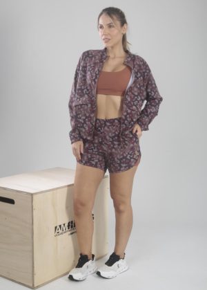SHORT DAZZLE COR CAMUFLADO BROWN / M PORTO FIT