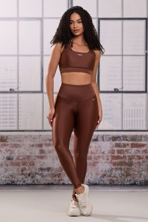 CALÇA LEGG 9913 COR CAPPUCCIN / GG SARADOS