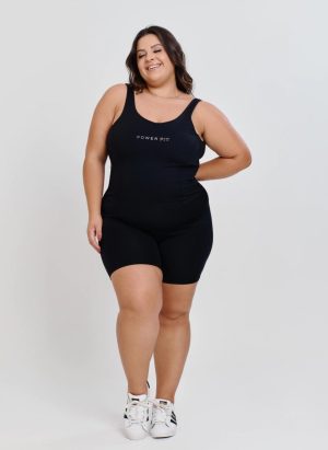 MACAÇÃO CURTO MODELADOR PLUS SIZE 2970 COR PRETO / G1 POWER FIT