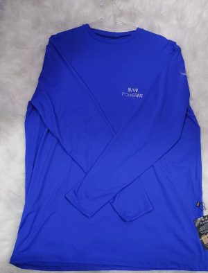 BLUSA DRY FIT M/LONGA COR AZUL BIC / G1 POWERFIT 665 PLUS SIZE