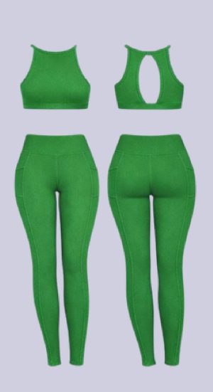TOP HIGHT VERDE BANDEIRA / M PORTO FIT
