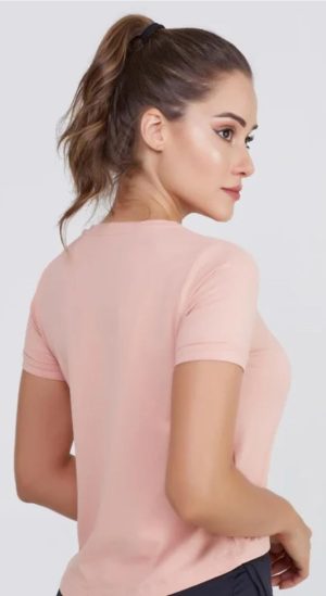 BLUSA SHIRT CROPPED FIT UV 50 + COR ROSE / GG EPULARI EP002RO