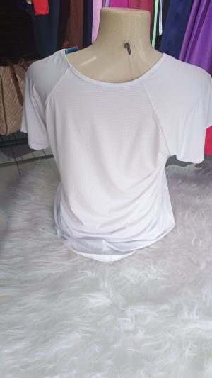 BLUSA DRY FIT COR BRANCO / G PORTO FIT