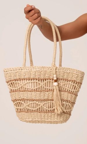 BOLSA FEMININA PALHA COR DIVERSAS / UN CAMBORIÚ