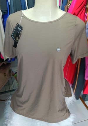 BLUSA FIT 2004 COR CASTANHO / GG SARADOS