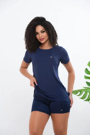 BLUSA FIT 2004 COR MARINHO / GG SARADOS