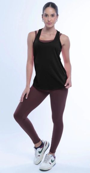 REGATA FIT LOB COR PRETO / GL PORTO FIT