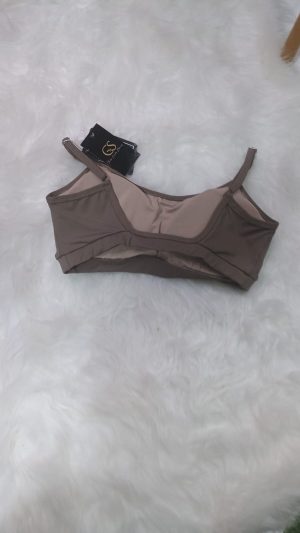 TOP COM BOJO ALCINHA 2187 COR CASTANHO / G SARADOS