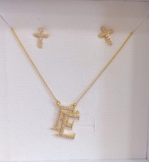 GARGANTILHA FÉ BRUNA 19290 FOLHEADO OURO 18 K / BRUNA JOIAS
