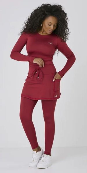 SAIA CALÇA COMPRIDA CRANBERRY COR CEREJA / G EMPULARI