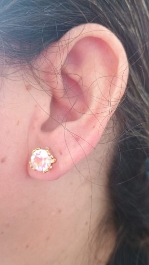 BRINCO ZINGONIA GRANDE FOLHEADO 18 K / ROMANEL ANTIALERGICOS