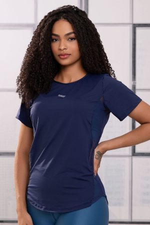 BLUSA FIT 2017 COR MARINHO / P SARADOS