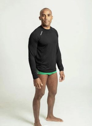 CAMISA MAS UV DRY COR PRETO / MM PORTO FIT