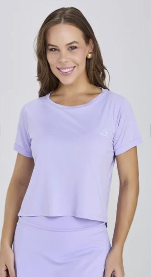 BLUSA CROPPED COR LAVANDA  / GG EMPULARI EP002LV