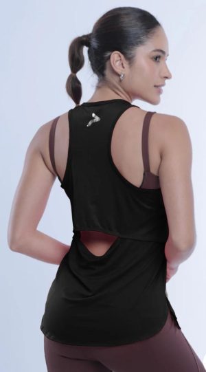 REGATA FIT LOB COR PRETO / GL PORTO FIT