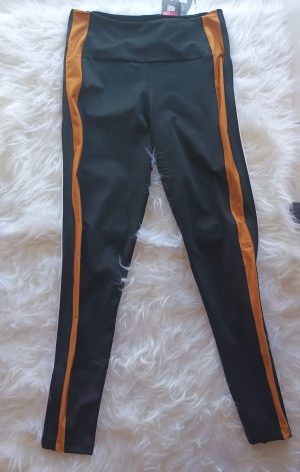CALÇA AMAZING 4004 PLUS COR PRETO/ DOURADO / G1 POWER FIT PLUS SIZE