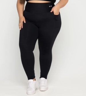 CALÇA BOLSO LATERAL COR PRETO / G2 PLUS POWER FIT 2040