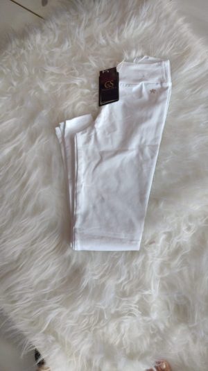 CALÇA LEGG 9800 LISO COR BRANCO / G SARADOS