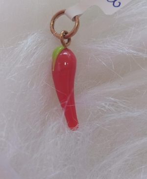 PINGENTE PIMENTA FOLHEADO OURO / ROMANEL