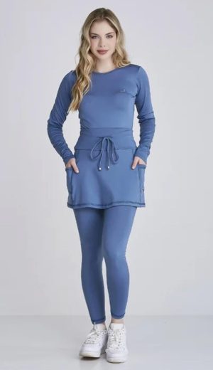 SAIA CALÇA COMPRIDA COR AZUL CLARO / M EMPULARI EP466AC