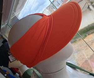 VISEIRA UV BEACH BASI COR LARANJA / UN PORTO FIT