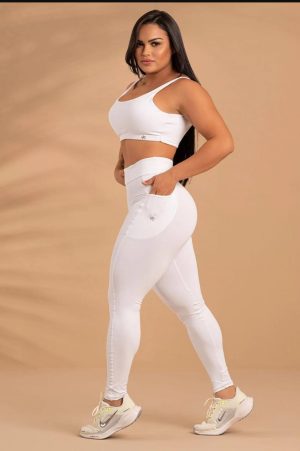 CALCA LEGG COM BOLSO LATERAL 9853 COR CASTANHO / P SARADOS