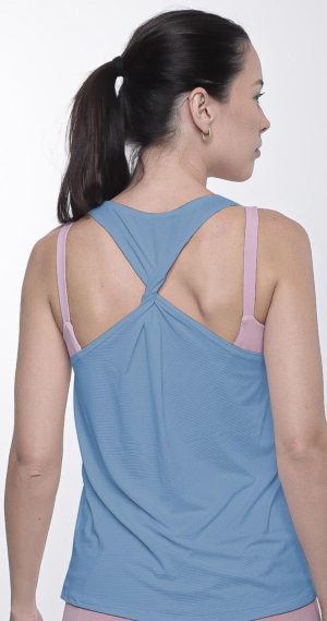 REGATA FLORA COR AZUL / P PORTO FIT