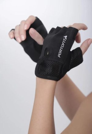 LUVAS FITNESS COR PRETA / G PORTO FIT